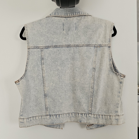 Ci Sono Denim Vest Size L - Picture 4 of 4